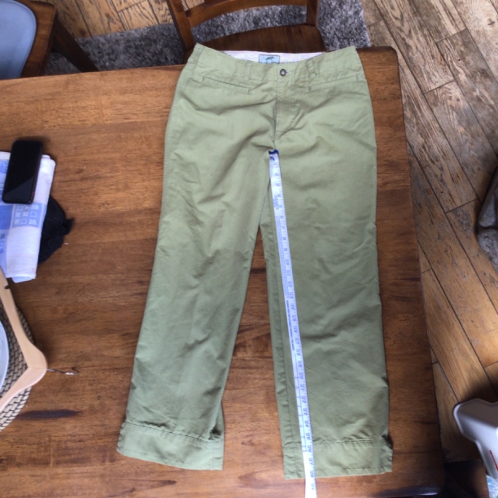 Horny Toad Olive green jeans size 6